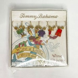 Tommy Bahama Wine Charms Brand New